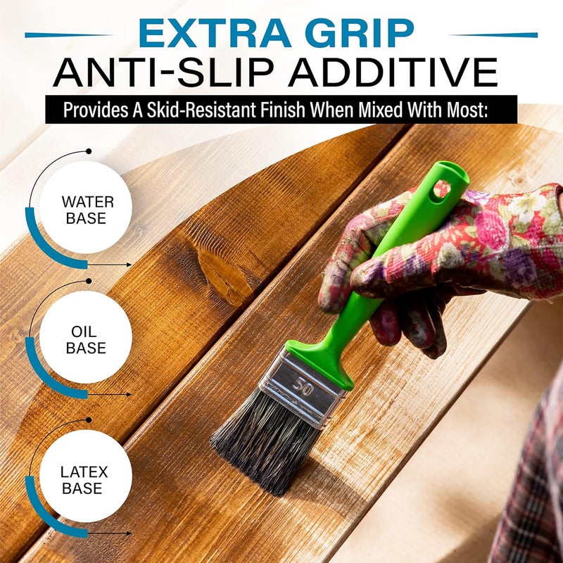 Slip Doctors SlipDoctors Extra Grip Clear – Anti-Skid Additive for Outdoor and Indoor Surfaces Including Paint, Metal, Wood, Fiberglass, and Concrete – Anti-Slip, High Traction Additive for Paint and Coatings - Image 4
